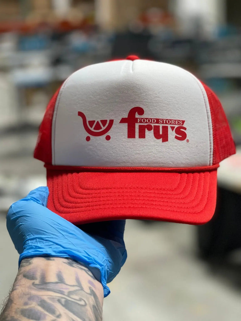 Fry's Food Stores Custom Trucker Cap – Game Over Merch