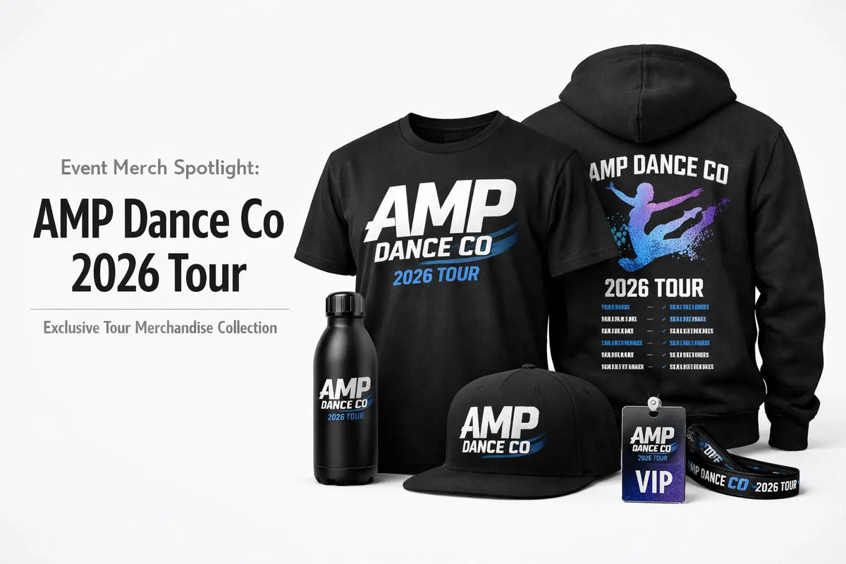 Event Merch Spotlight: AMP Dance Co 2026 Tour – Game Over Merch