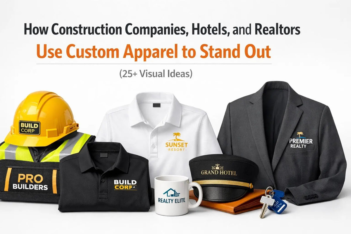 Building Development Merchandise How Construction Companies, Hotels, and Realtors Use Custom Apparel to ...