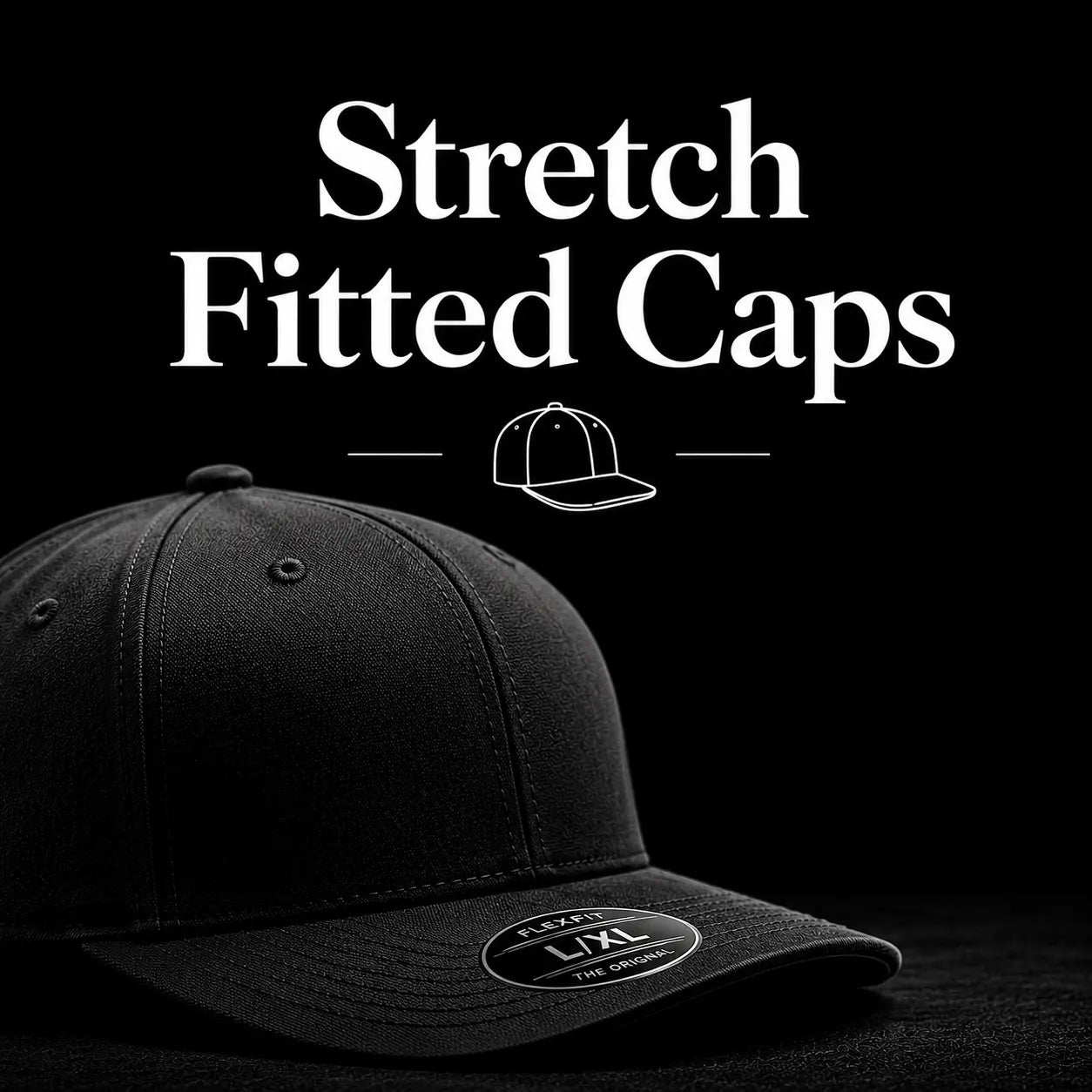 Catalog-Headwear-Stretch-Fitted-Caps  Game Over Merch