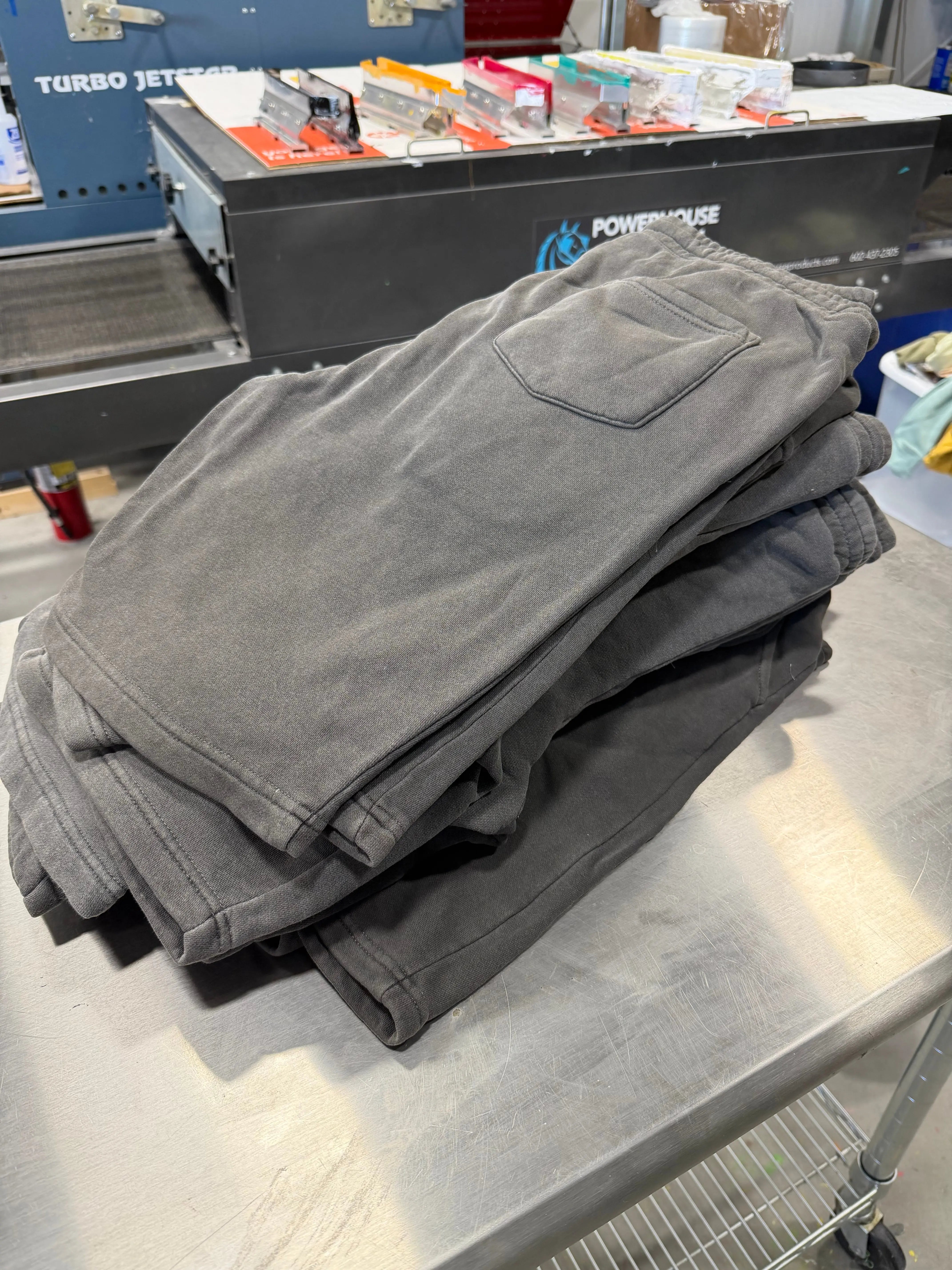 12 Independent Unisex Fleece Jogger Shorts - Pigment Black