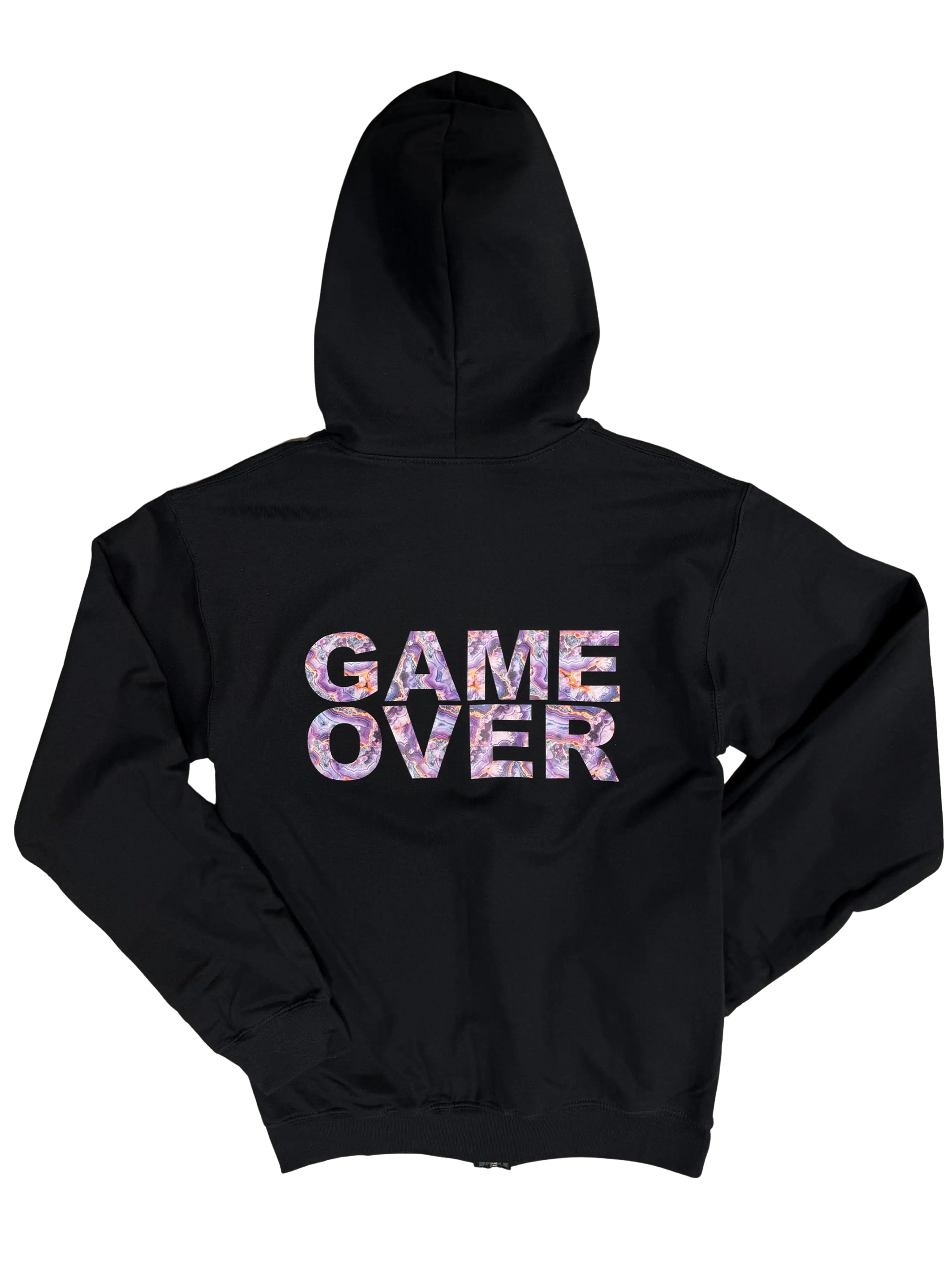 Game Over Crystal Geode Zip-Up HoodieGame Over Merch