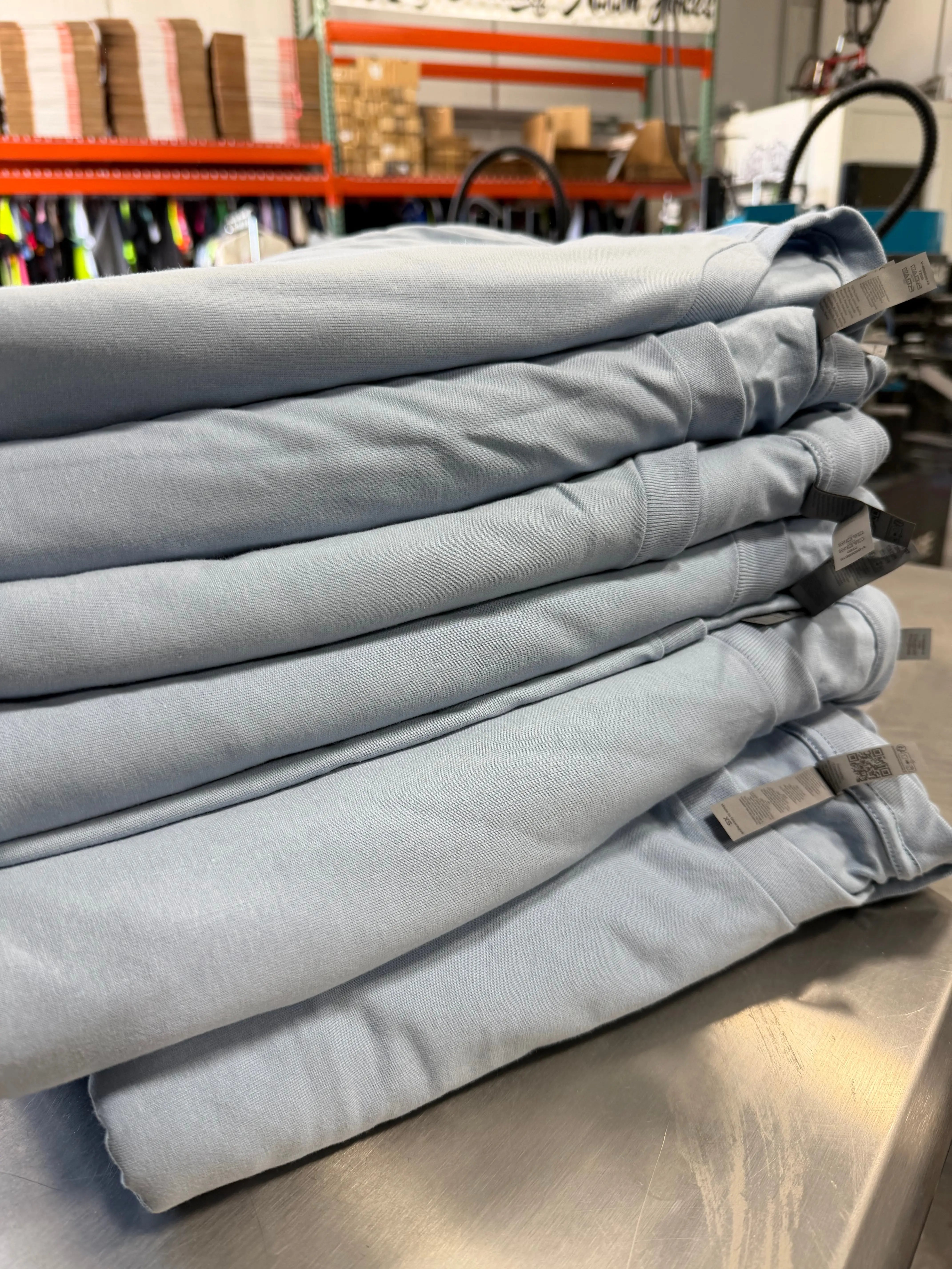 28 Next Level HEAVYWEIGHT Tees - Stonewash Denim