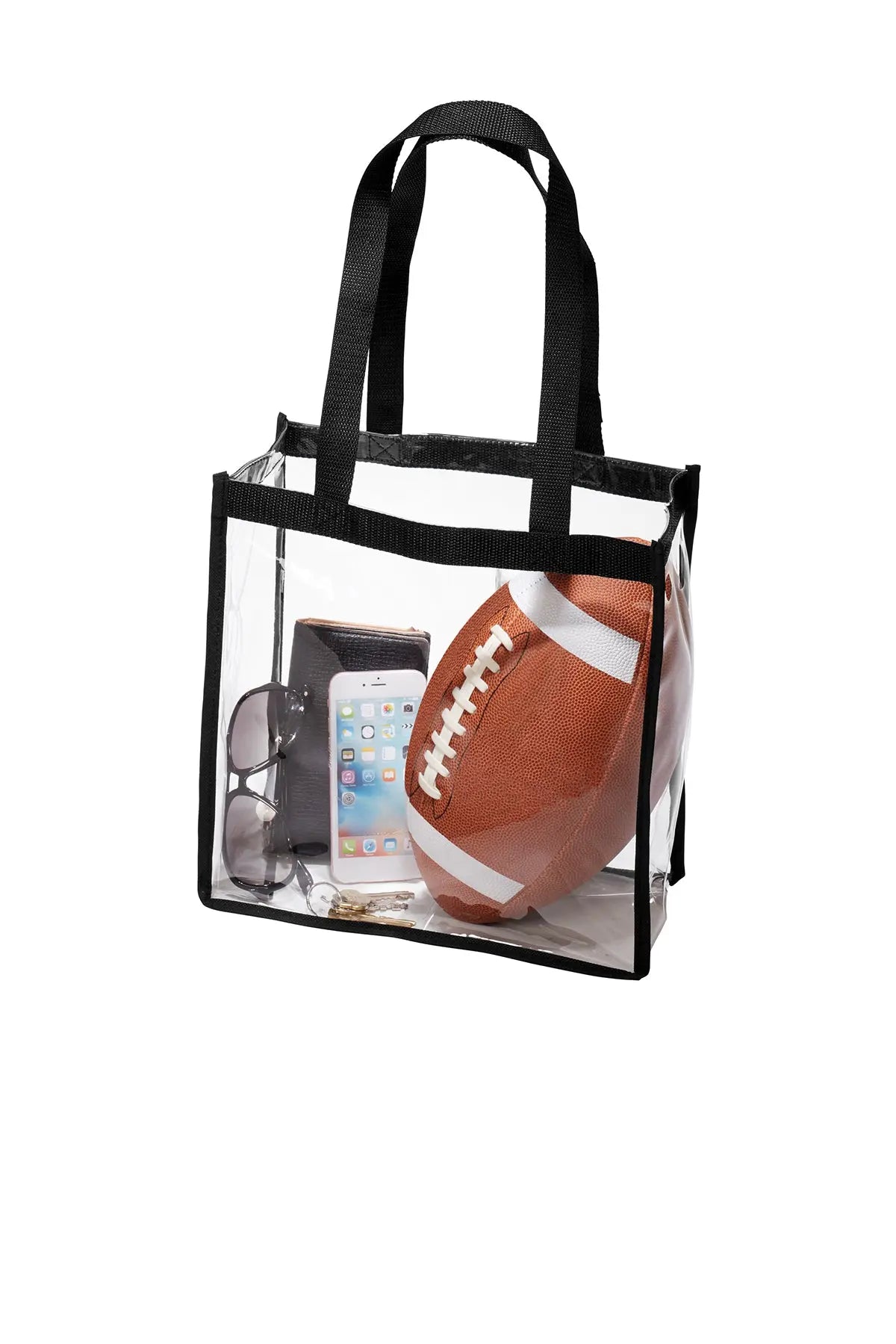 Port Authority® Clear Stadium Tote #BG430 Game Over Merch