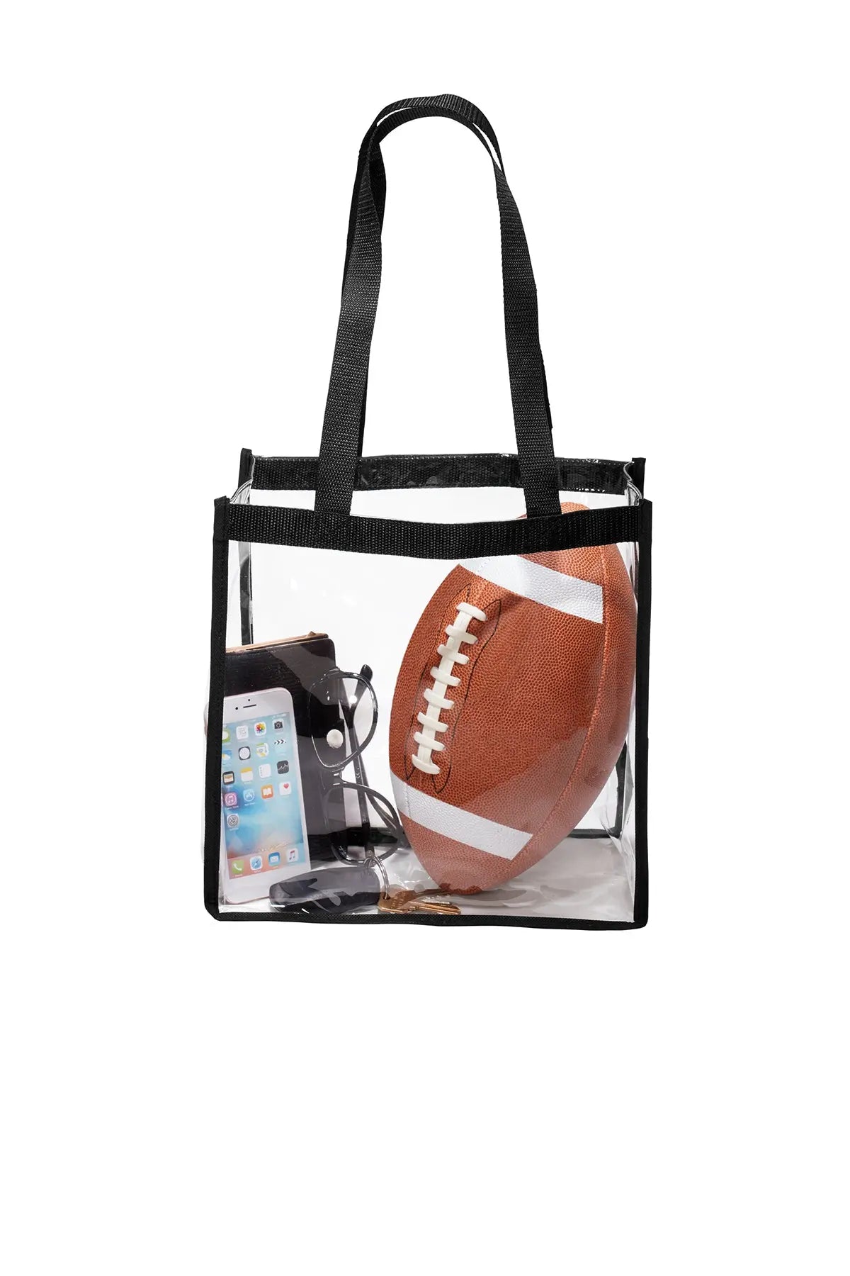 Port Authority® Clear Stadium Tote #BG430 Game Over Merch