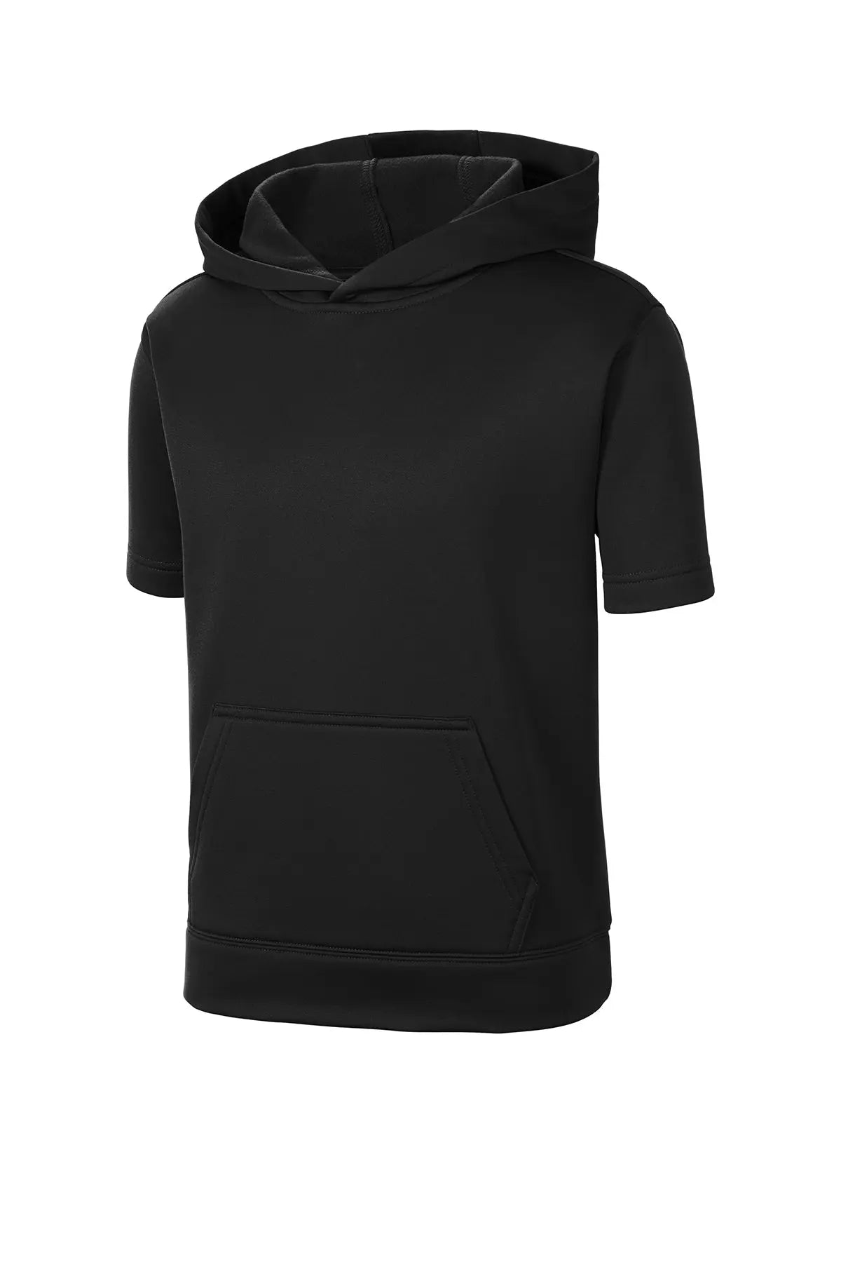 Sport-Tek® Youth Sport-Wick® Fleece Short Sleeve Hooded Pullover #YST251