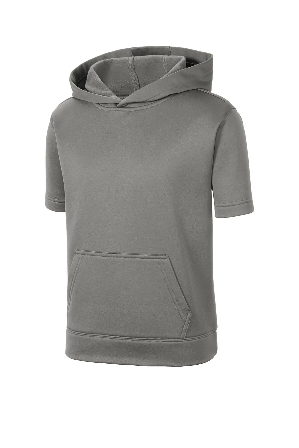 Sport-Tek® Youth Sport-Wick® Fleece Short Sleeve Hooded Pullover #YST251