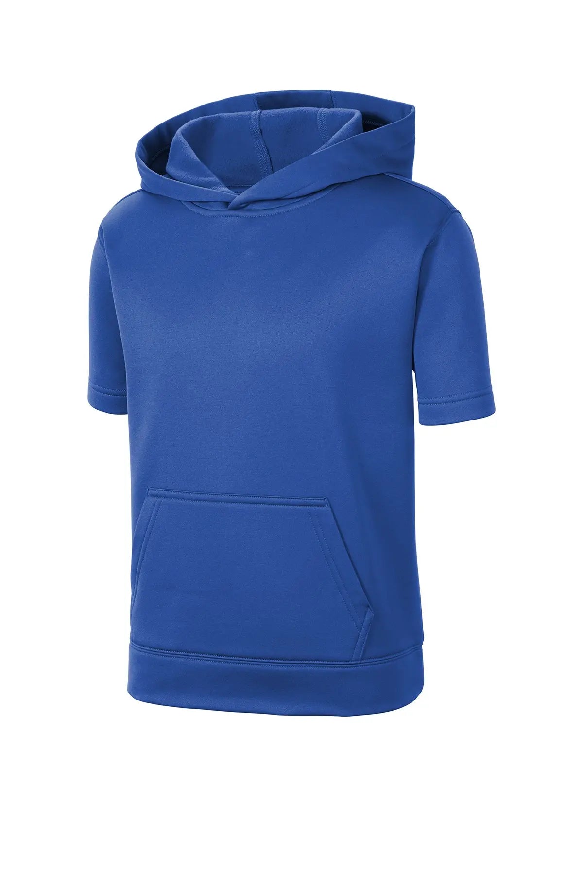 Sport-Tek® Youth Sport-Wick® Fleece Short Sleeve Hooded Pullover #YST251