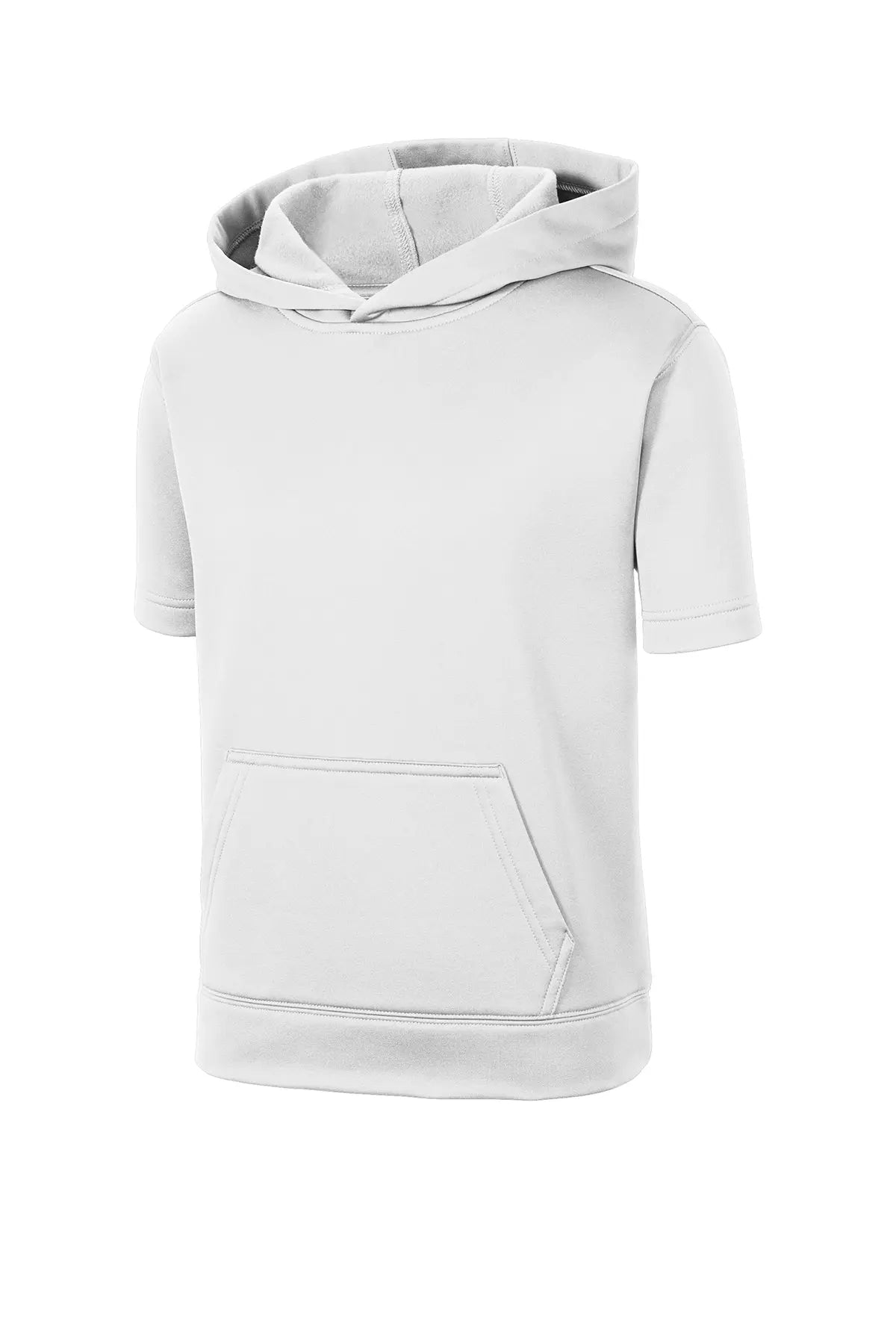 Sport-Tek® Youth Sport-Wick® Fleece Short Sleeve Hooded Pullover #YST251