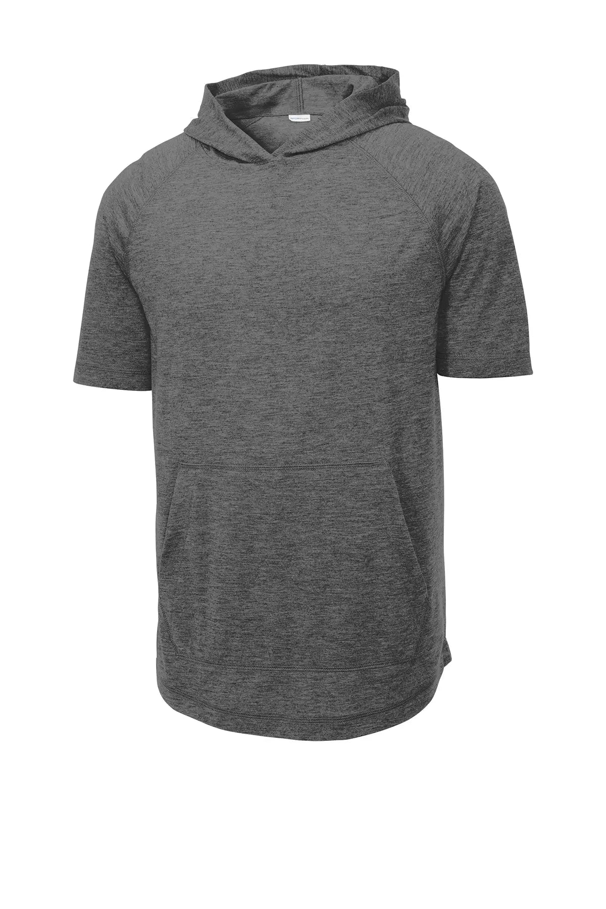 Sport-Tek® PosiCharge® Tri-Blend Wicking Short Sleeve Hoodie #ST404