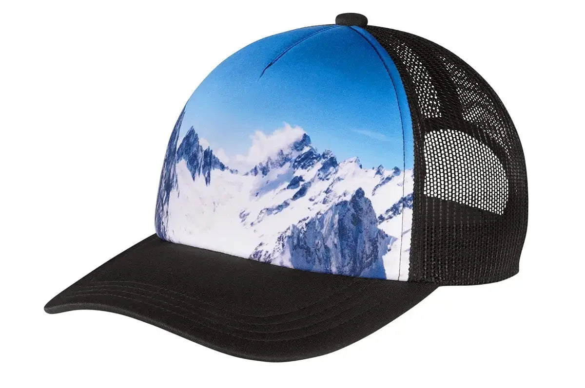 Port Authority ® Photo Real Snapback Trucker Cap #C950 Game Over Merch