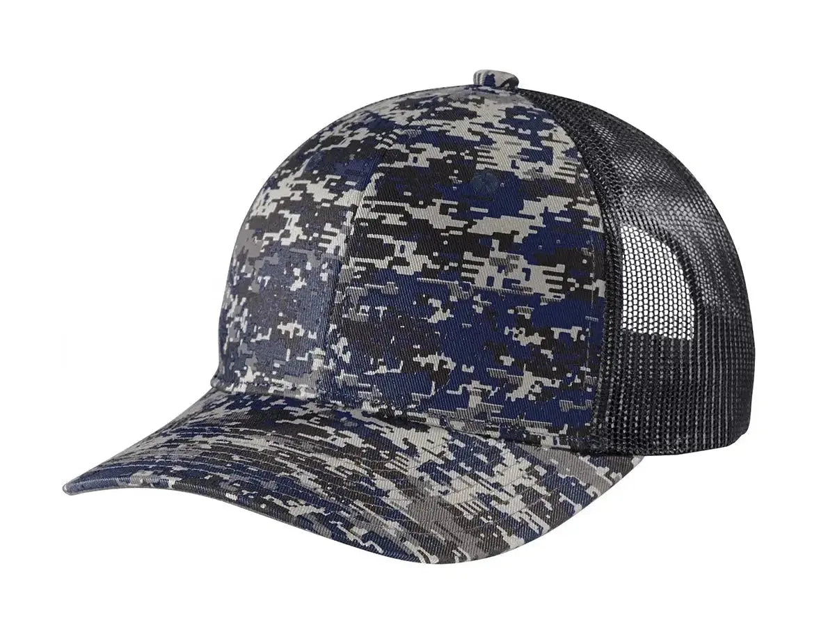 Port Authority® Digi Camo Snapback Trucker Cap #C404 Game Over Merch