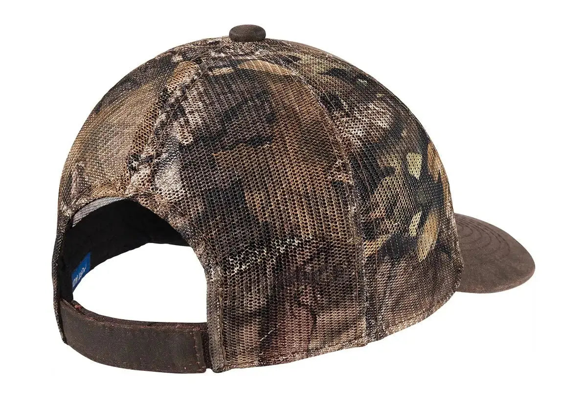 Port Authority ® Pigment Print Camouflage Mesh Back Cap #C891 Game Over Merch