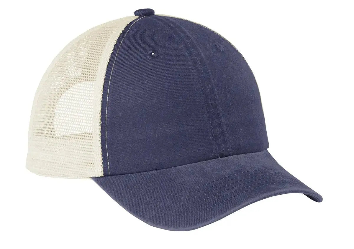 Port Authority® Beach Wash® Mesh Back Cap #C943 Game Over Merch