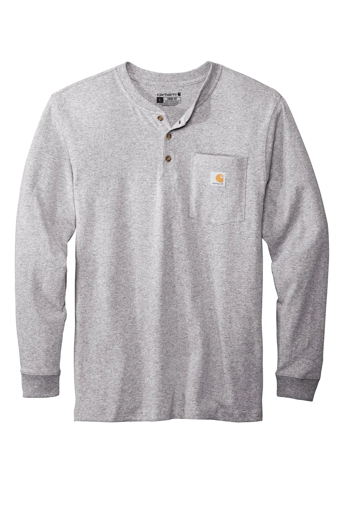 Carhartt® Long Sleeve Henley T-Shirt #CTK128