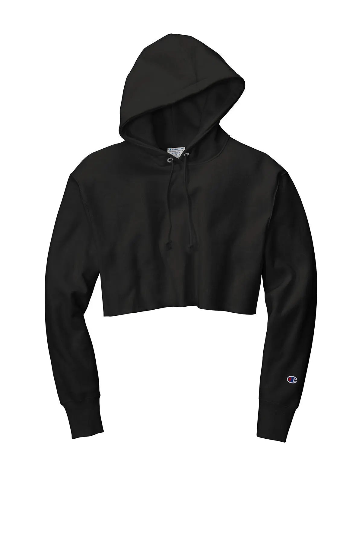Champion® Women’s Reverse Weave® Cropped Cut-Off Hooded Sweatshirt #RW01W