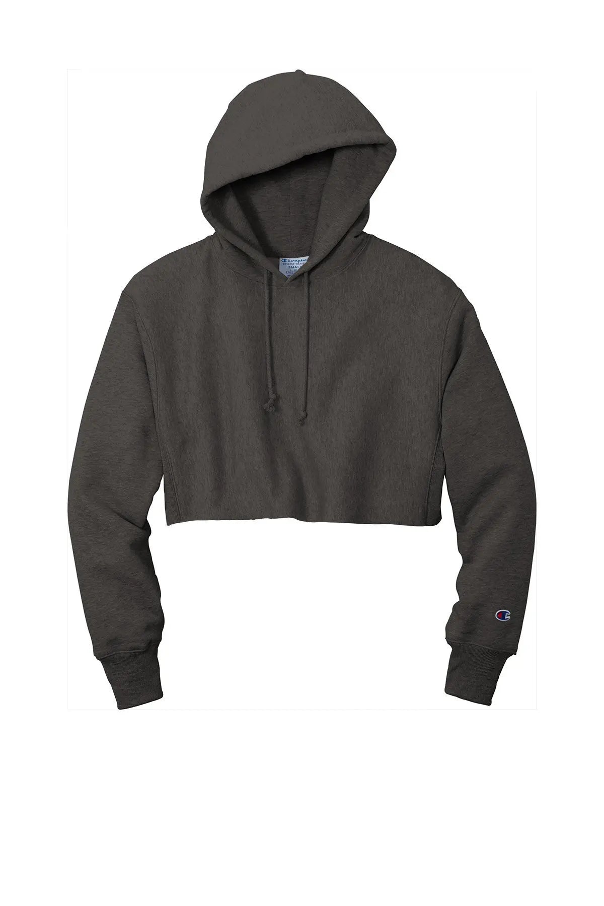 Champion® Women’s Reverse Weave® Cropped Cut-Off Hooded Sweatshirt #RW01W