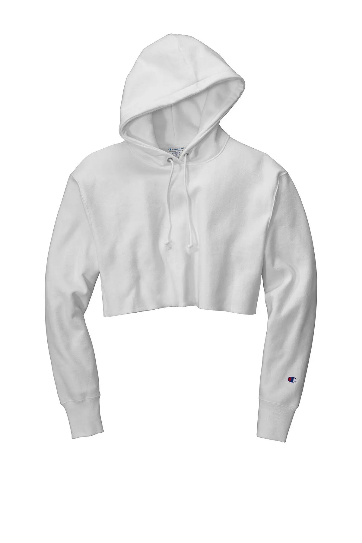 Champion® Women’s Reverse Weave® Cropped Cut-Off Hooded Sweatshirt #RW01W