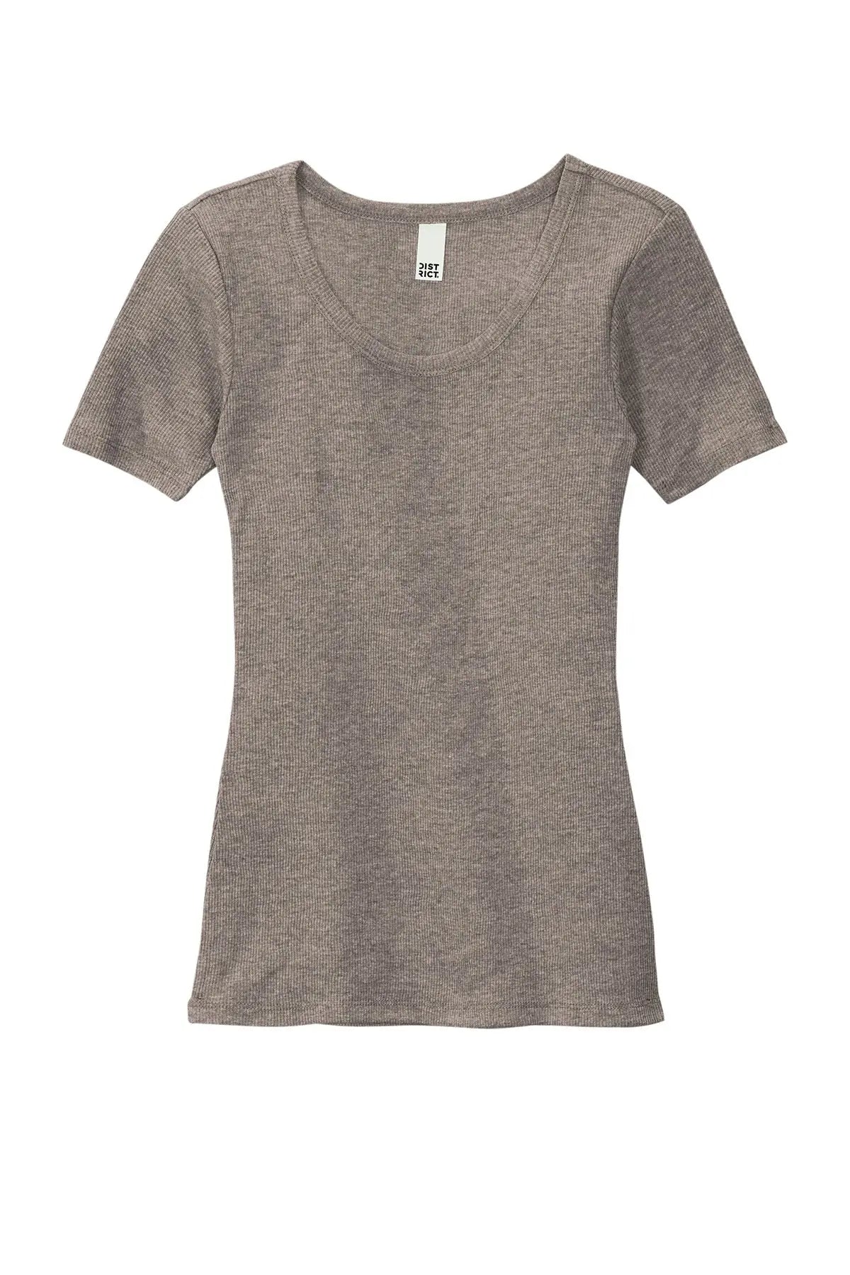 District® Women’s V.I.T.™ Rib Scoop Neck Tee #DT6020