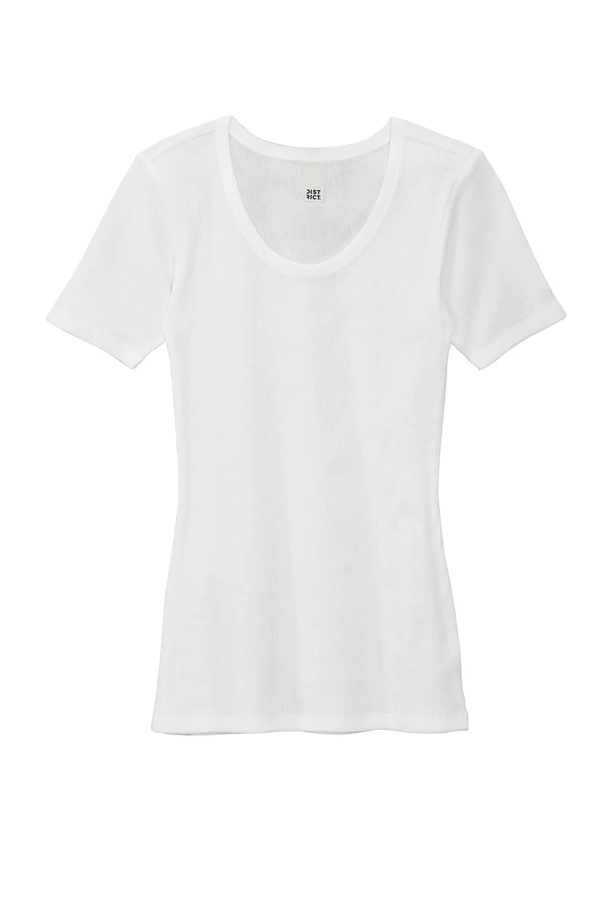 District® Women’s V.I.T.™ Rib Scoop Neck Tee #DT6020