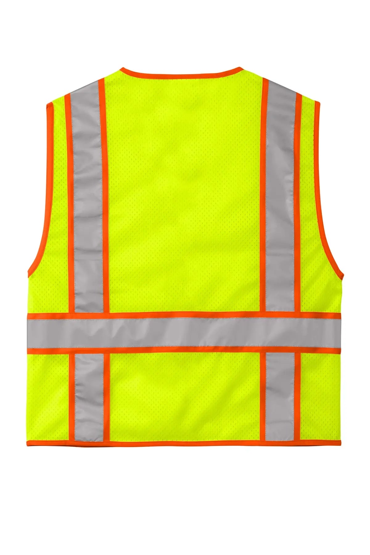 CornerStone® ANSI 107 Class 2 Mesh Zippered Two-Tone Vest #CSV103