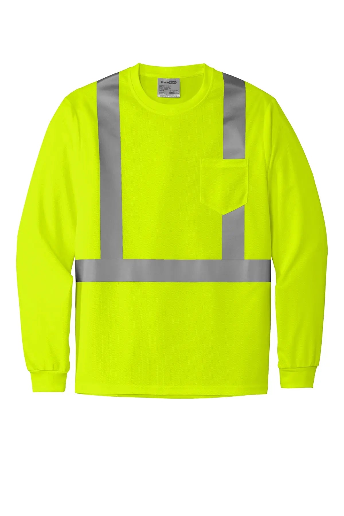CornerStone® ANSI 107 Class 2 Mesh Long Sleeve Tee #CS201 Game Over Merch