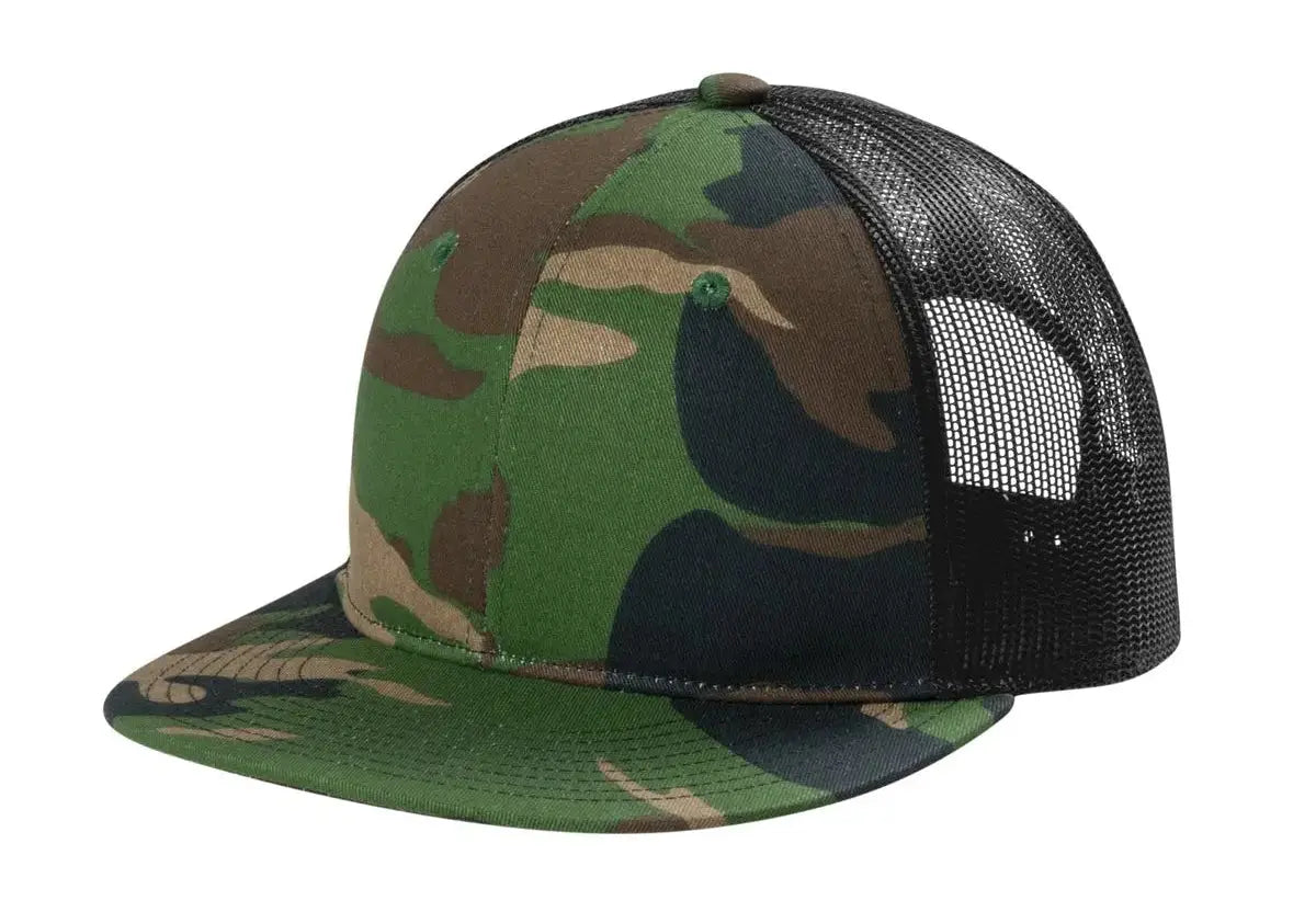 Port Authority® Snapback Flat Bill Trucker Cap #C407 Game Over Merch