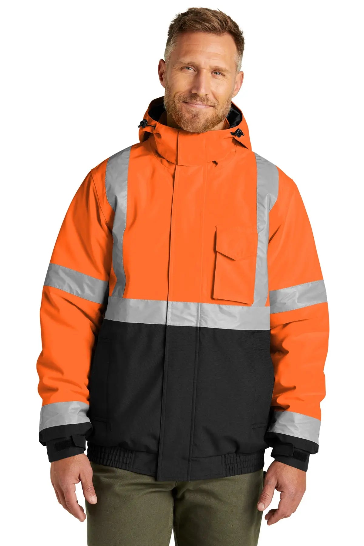 CornerStone® ANSI 107 Class 3 Economy Waterproof Insulated Bomber Jacket #CSJ500