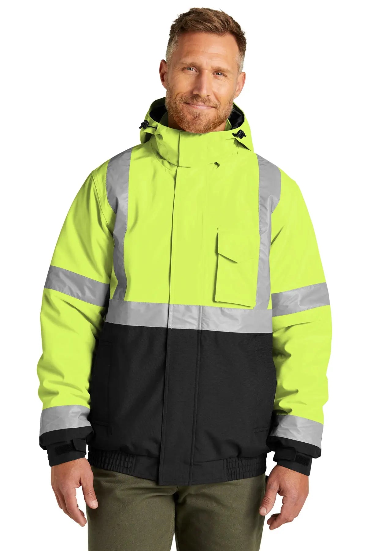 CornerStone® ANSI 107 Class 3 Economy Waterproof Insulated Bomber Jacket #CSJ500