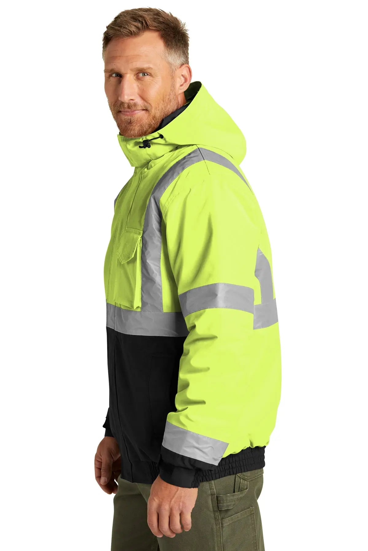 CornerStone® ANSI 107 Class 3 Economy Waterproof Insulated Bomber Jacket #CSJ500
