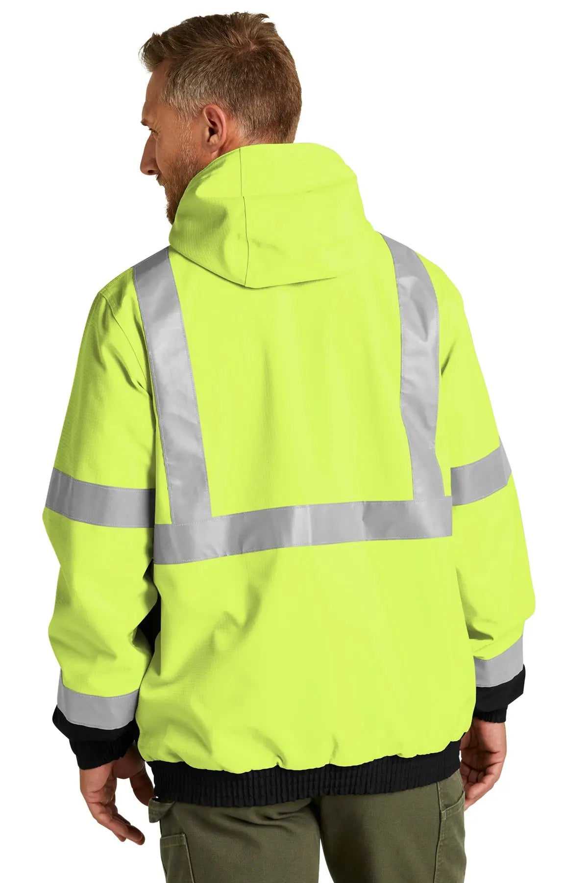 CornerStone® ANSI 107 Class 3 Waterproof Insulated Ripstop Bomber Jacket #CSJ501