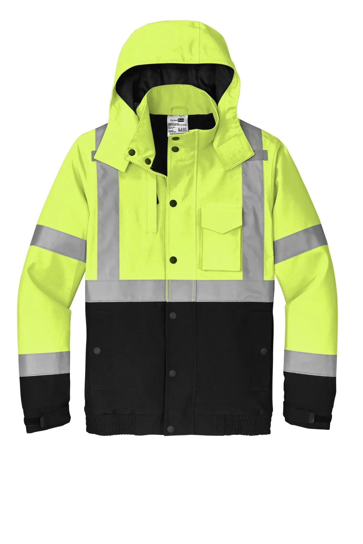 CornerStone® ANSI 107 Class 3 Waterproof Insulated Ripstop Bomber Jacket #CSJ501