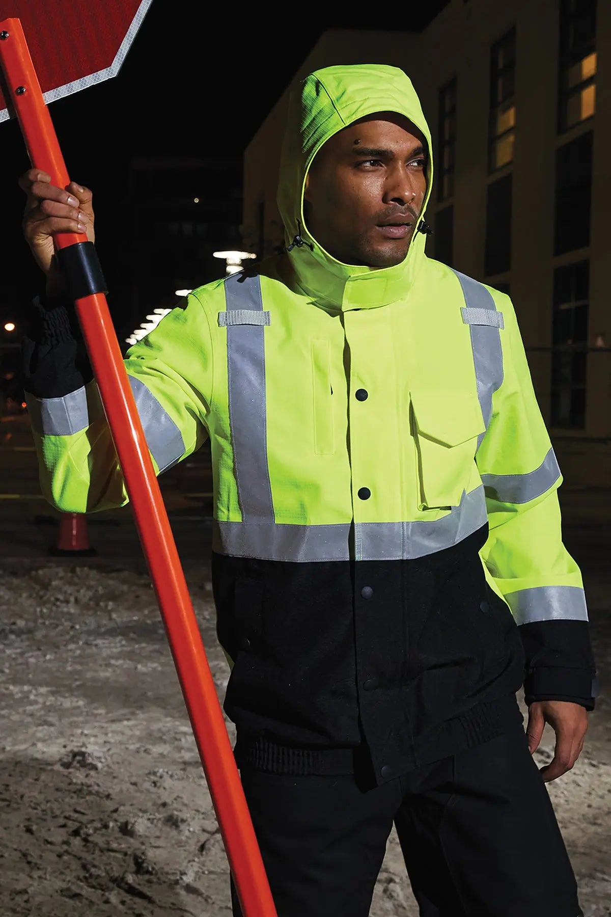 CornerStone® ANSI 107 Class 3 Waterproof Insulated Ripstop Bomber Jacket #CSJ501