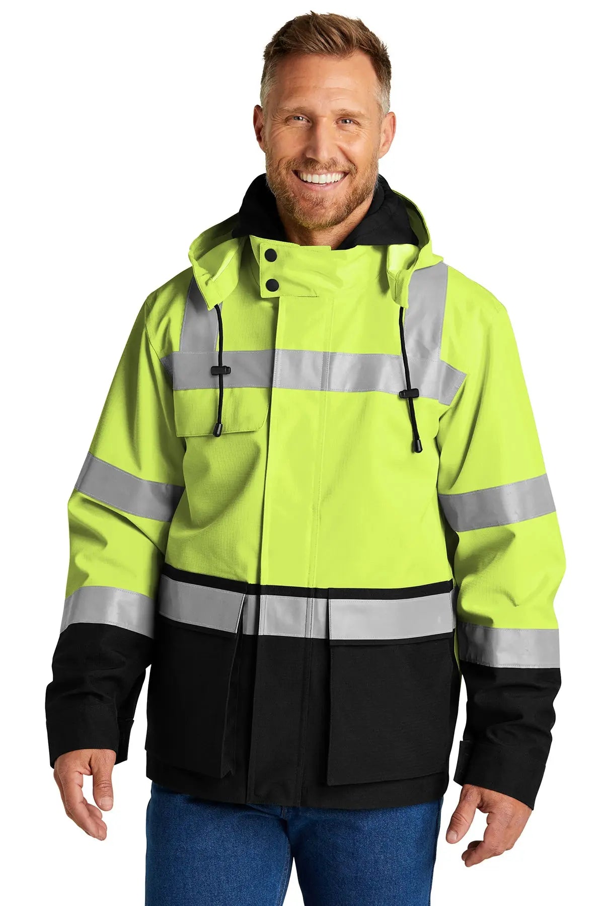 CornerStone® ANSI 107 Class 3 Waterproof Ripstop 3-In-1 Parka #CSJ502