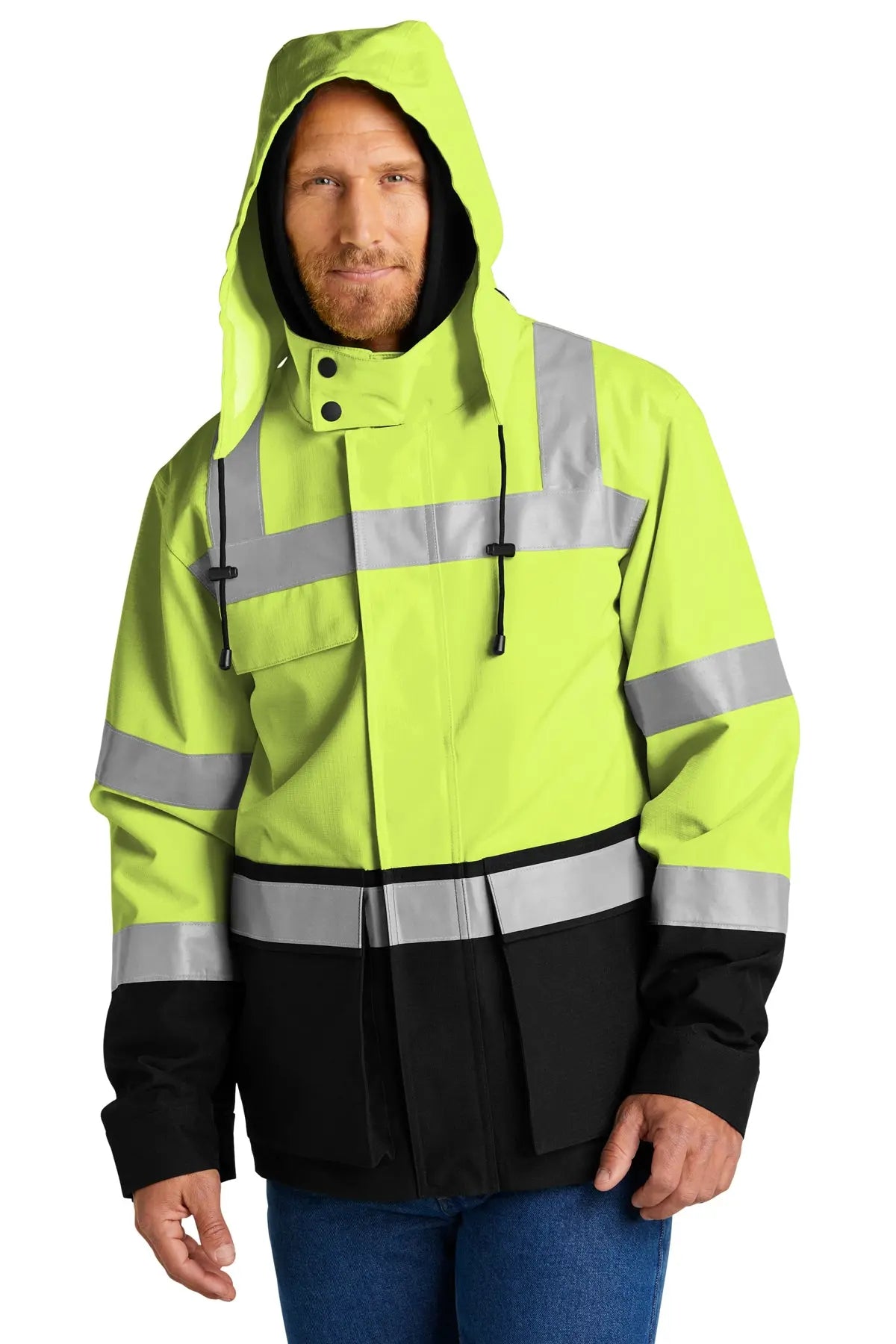 CornerStone® ANSI 107 Class 3 Waterproof Ripstop 3-In-1 Parka #CSJ502