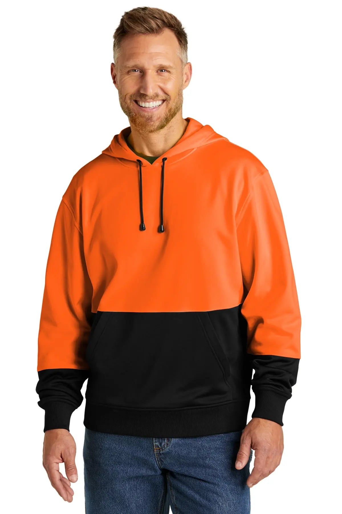 CornerStone® Enhanced Visibility Fleece Pullover Hoodie #CSF01