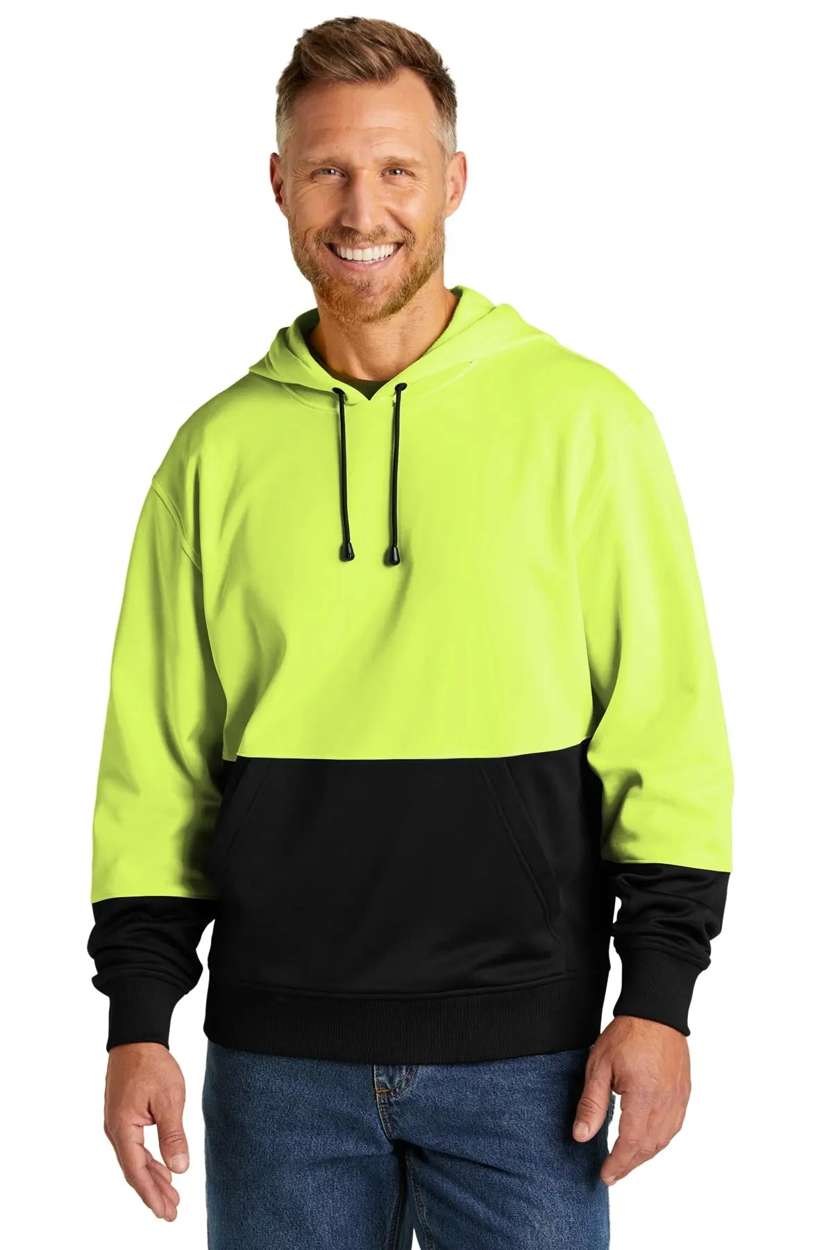 CornerStone® Enhanced Visibility Fleece Pullover Hoodie #CSF01