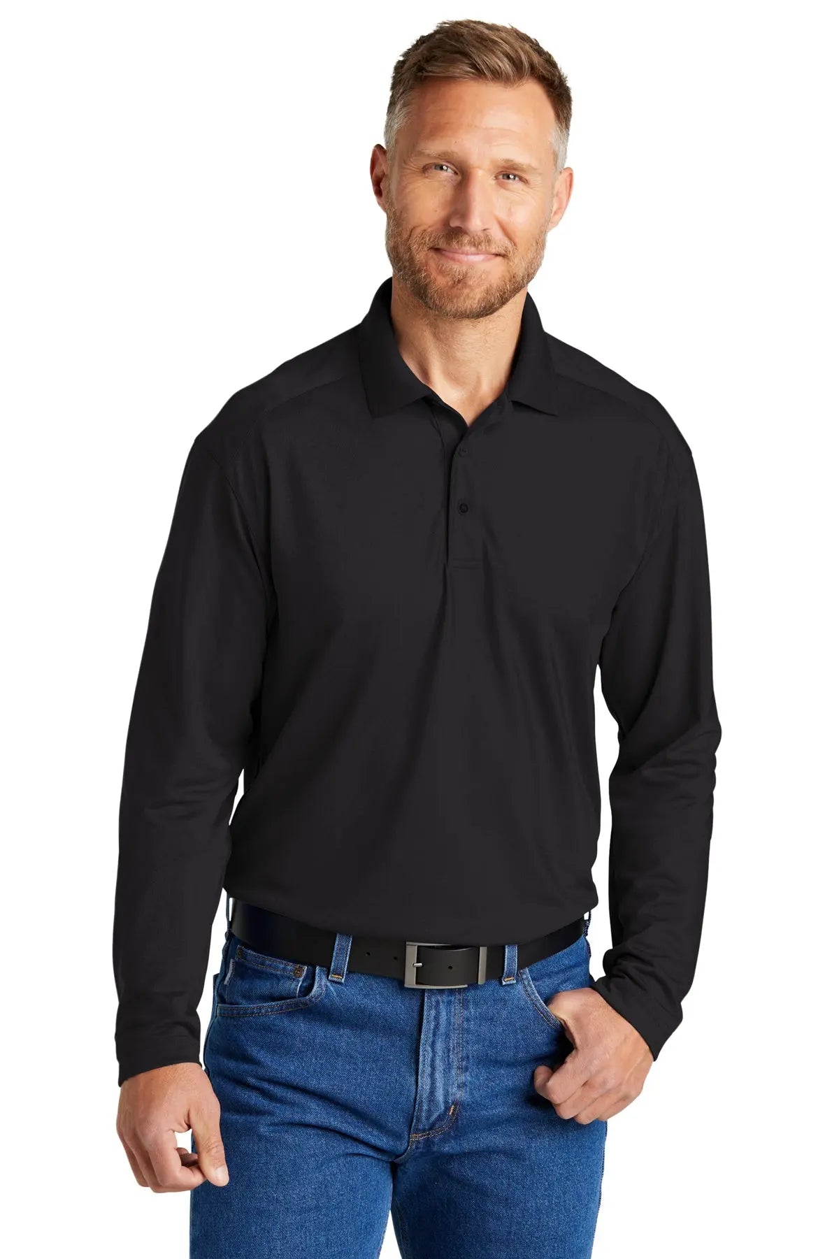 CornerStone® Select Lightweight Snag-Proof Long Sleeve Polo #CS418LSGame Over Merch