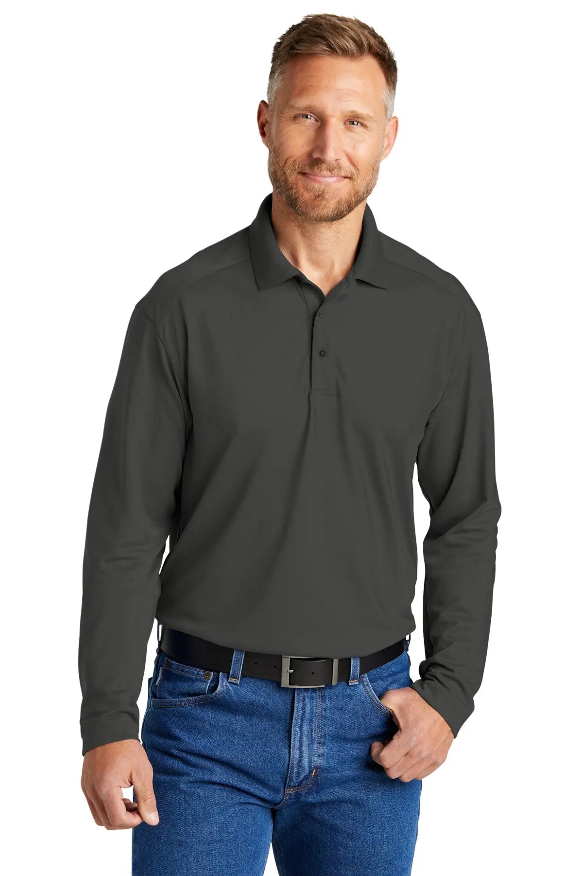 CornerStone® Select Lightweight Snag-Proof Long Sleeve Polo #CS418LSGame Over Merch