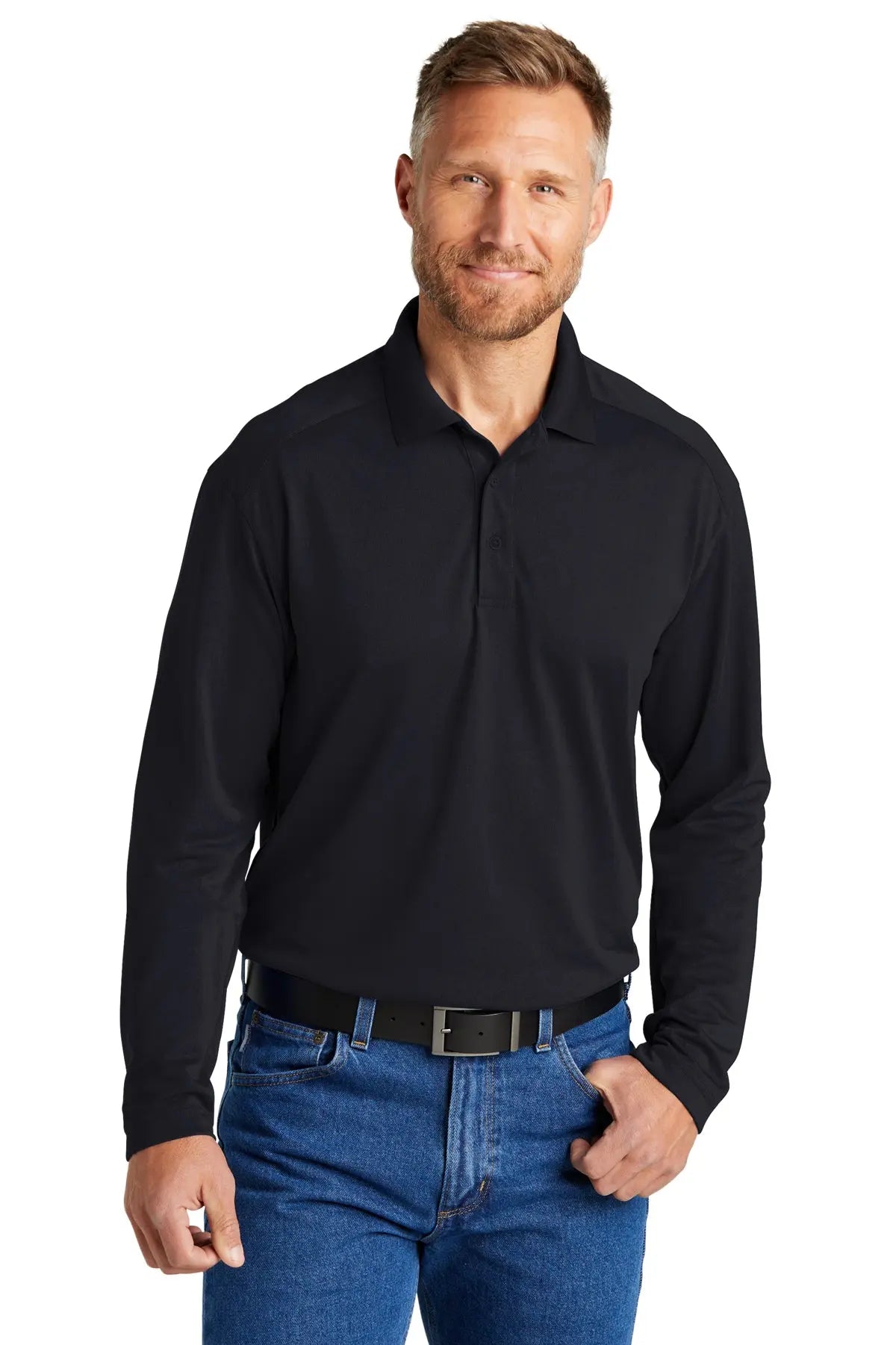 CornerStone® Select Lightweight Snag-Proof Long Sleeve Polo #CS418LSGame Over Merch