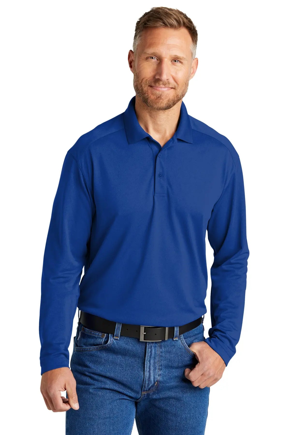 CornerStone® Select Lightweight Snag-Proof Long Sleeve Polo #CS418LSGame Over Merch