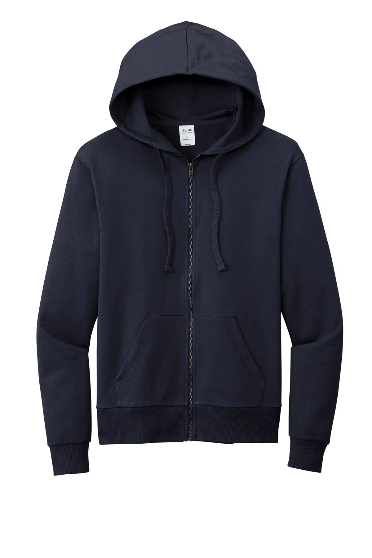 Allmade® Unisex Organic French Terry Full-Zip Hoodie #AL4002