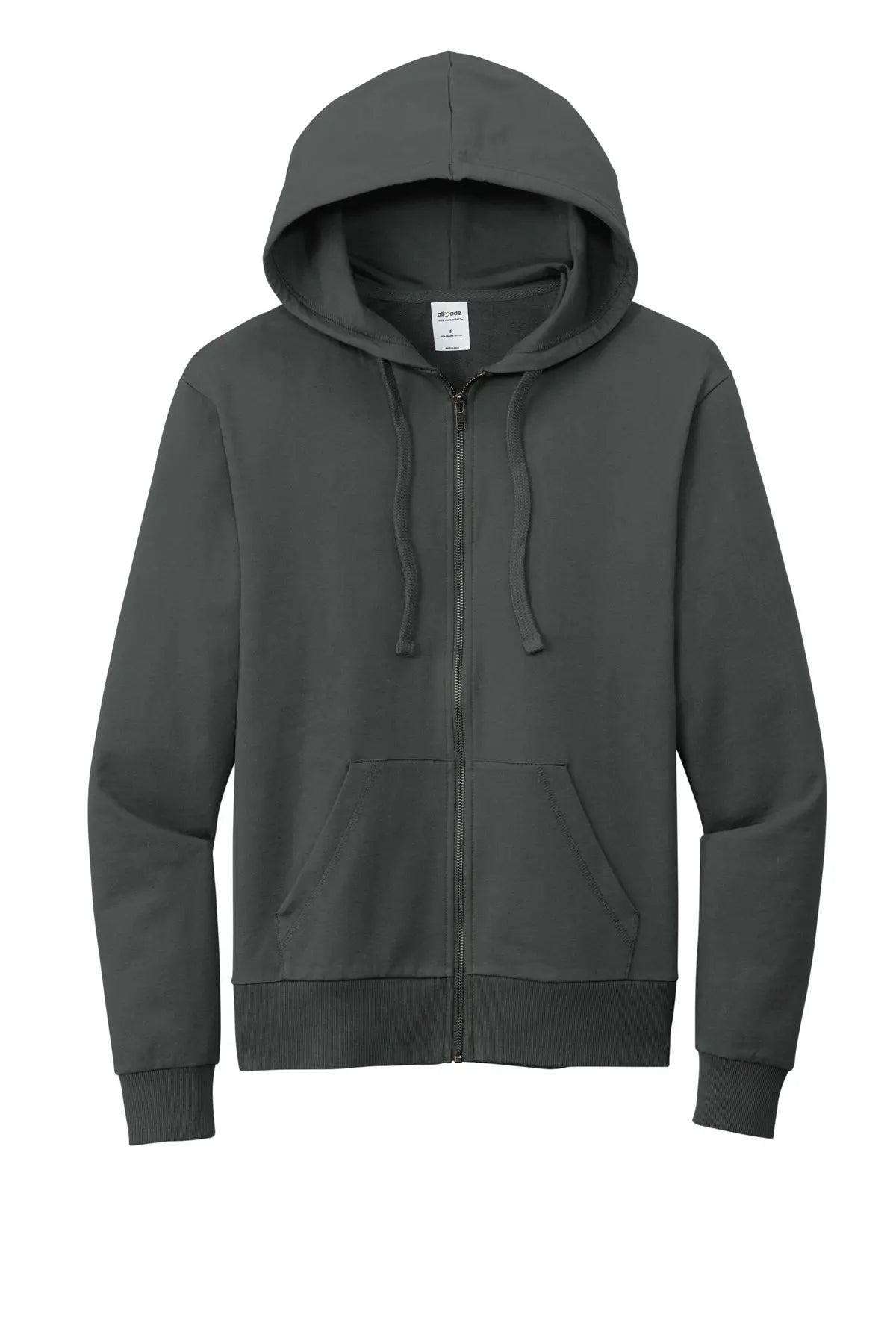 Allmade® Unisex Organic French Terry Full-Zip Hoodie #AL4002