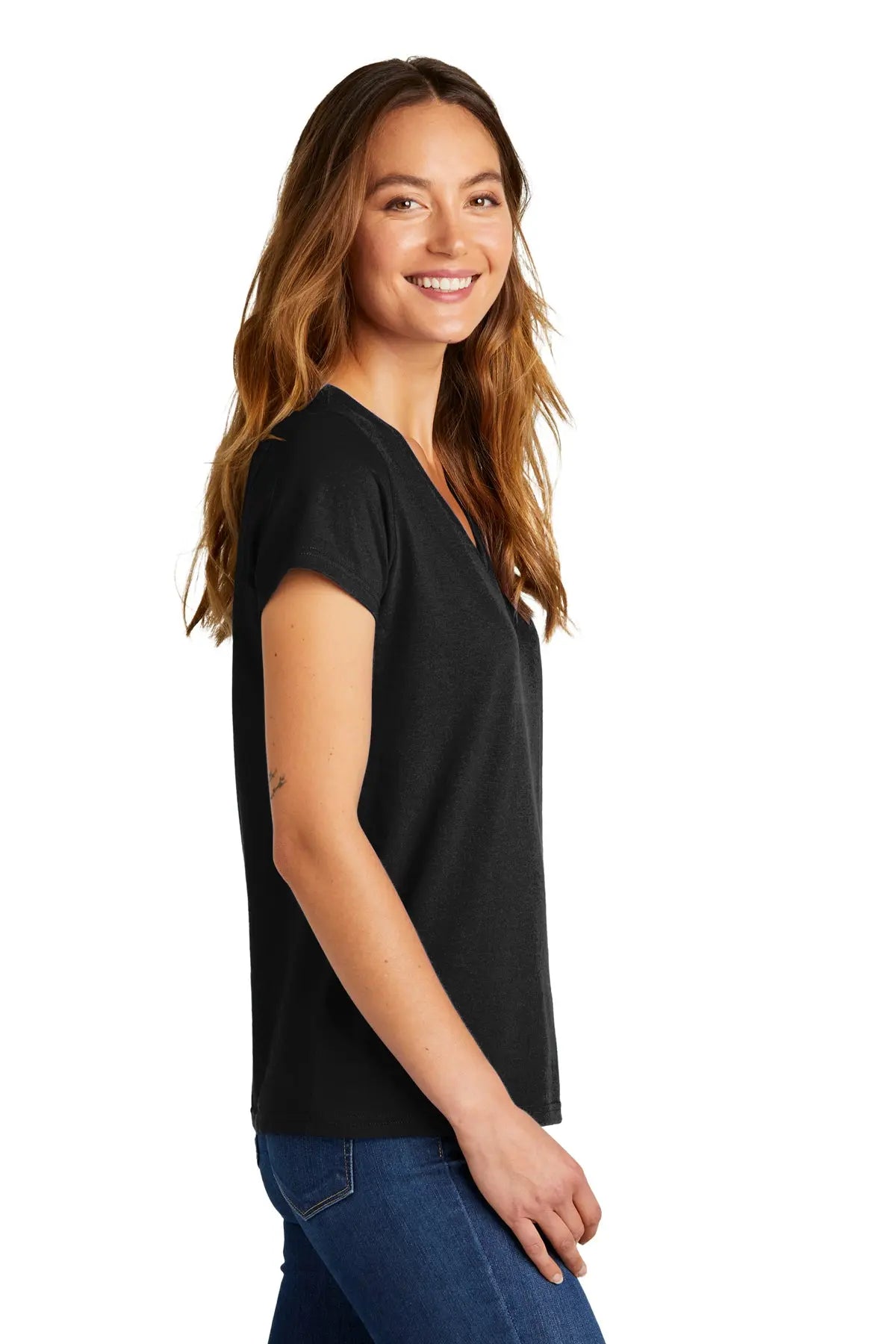 District® Women’s The Concert Tee® V-Neck #DT5002