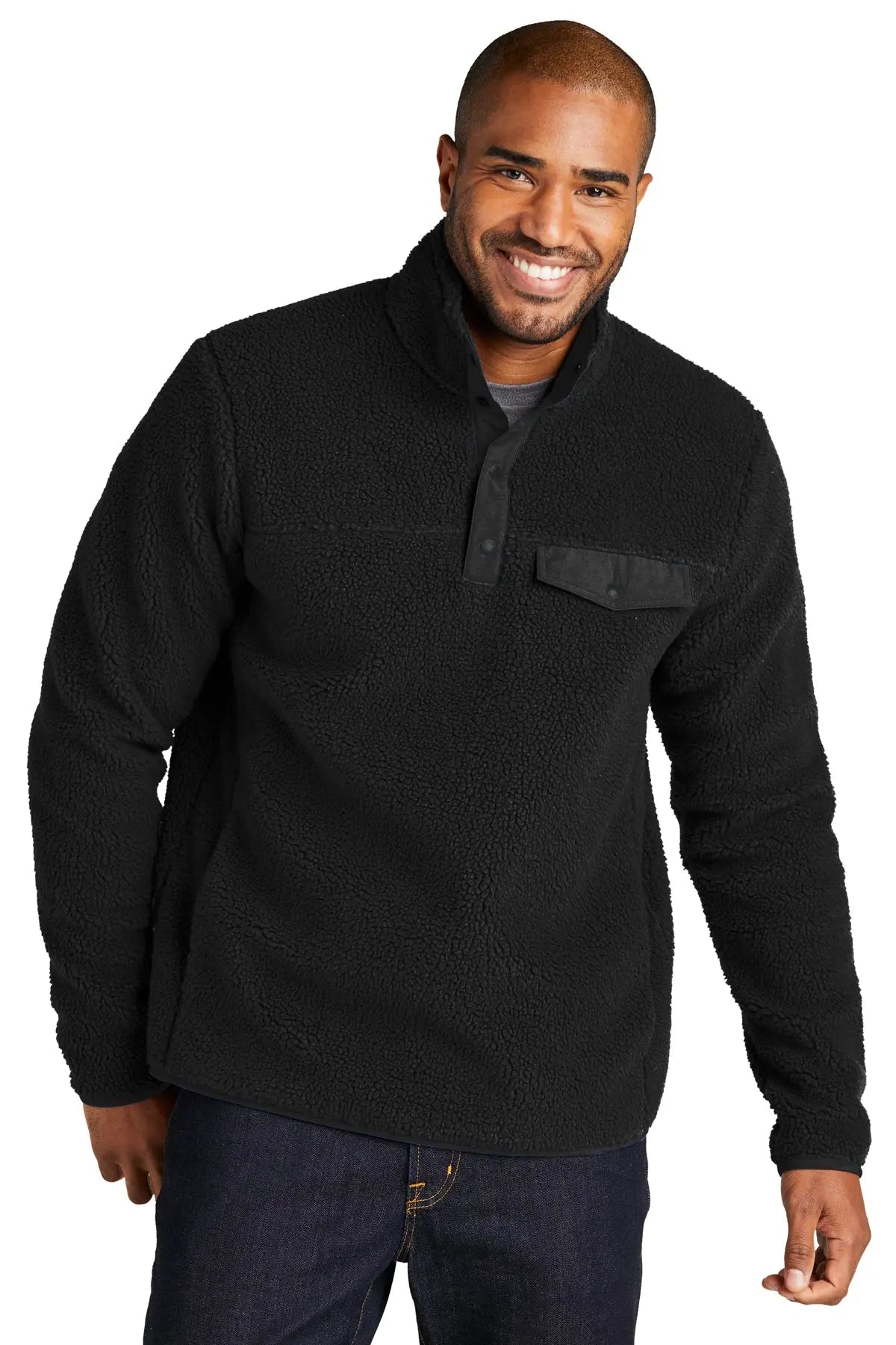 Port Authority® Camp Fleece Snap Pullover #F140 Game Over Merch