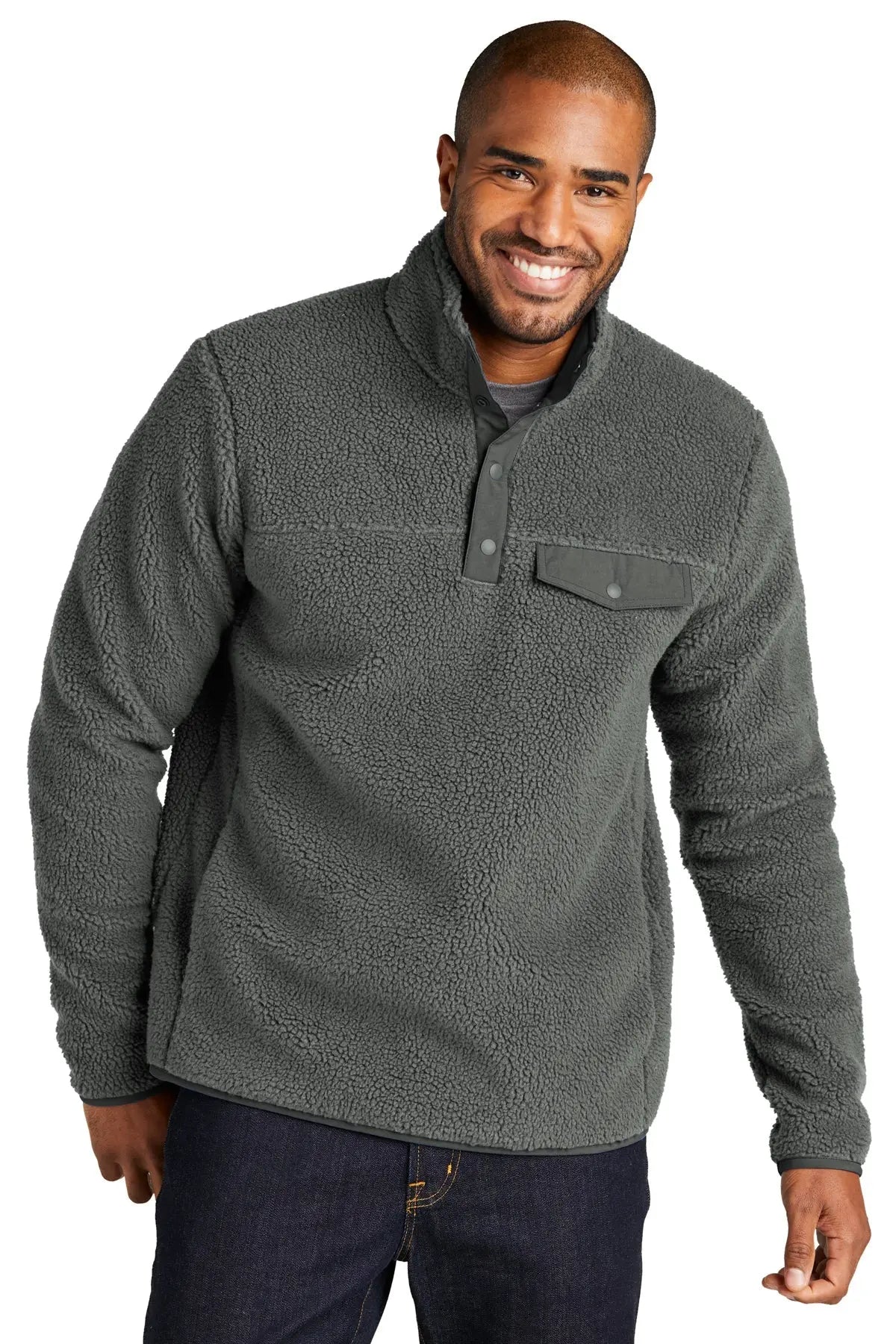 Port Authority® Camp Fleece Snap Pullover #F140 Game Over Merch