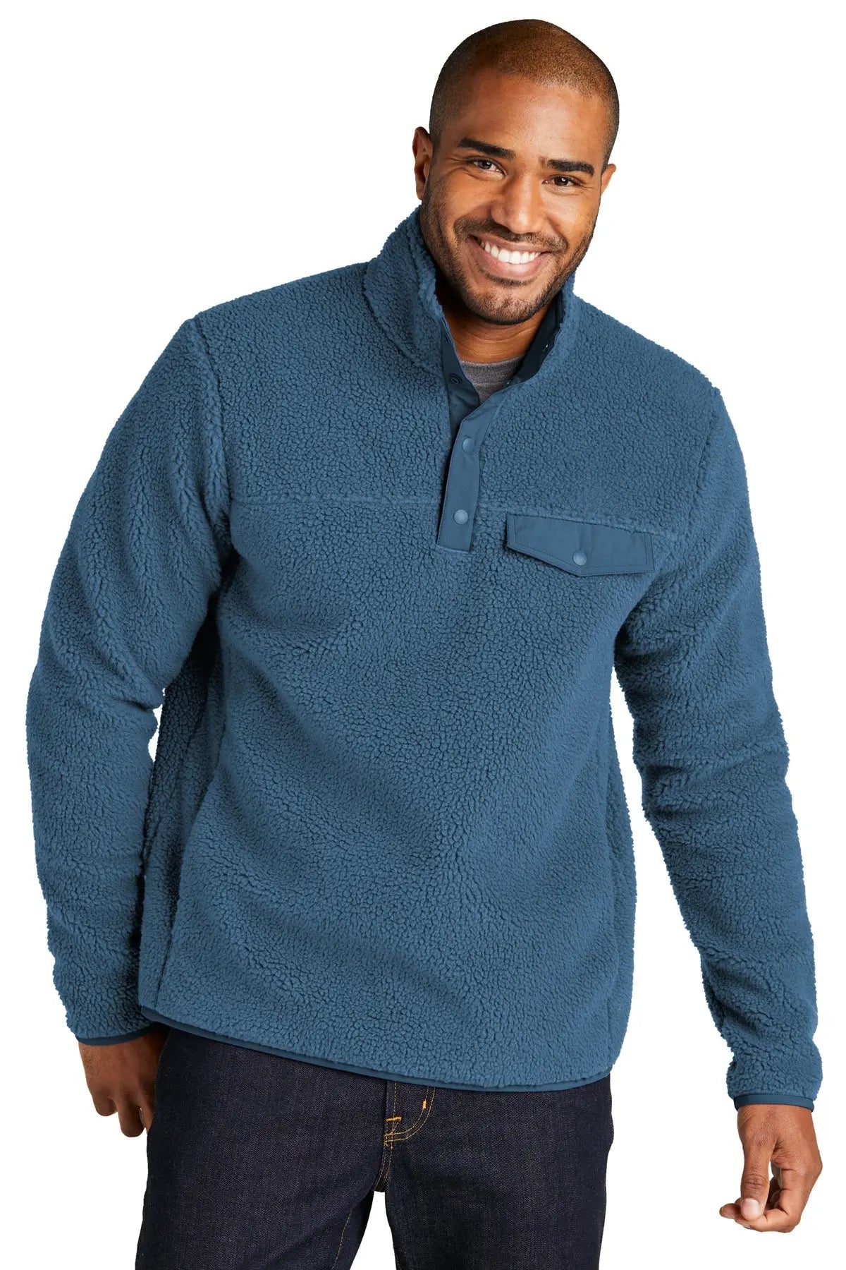 Port Authority® Camp Fleece Snap Pullover #F140 Game Over Merch