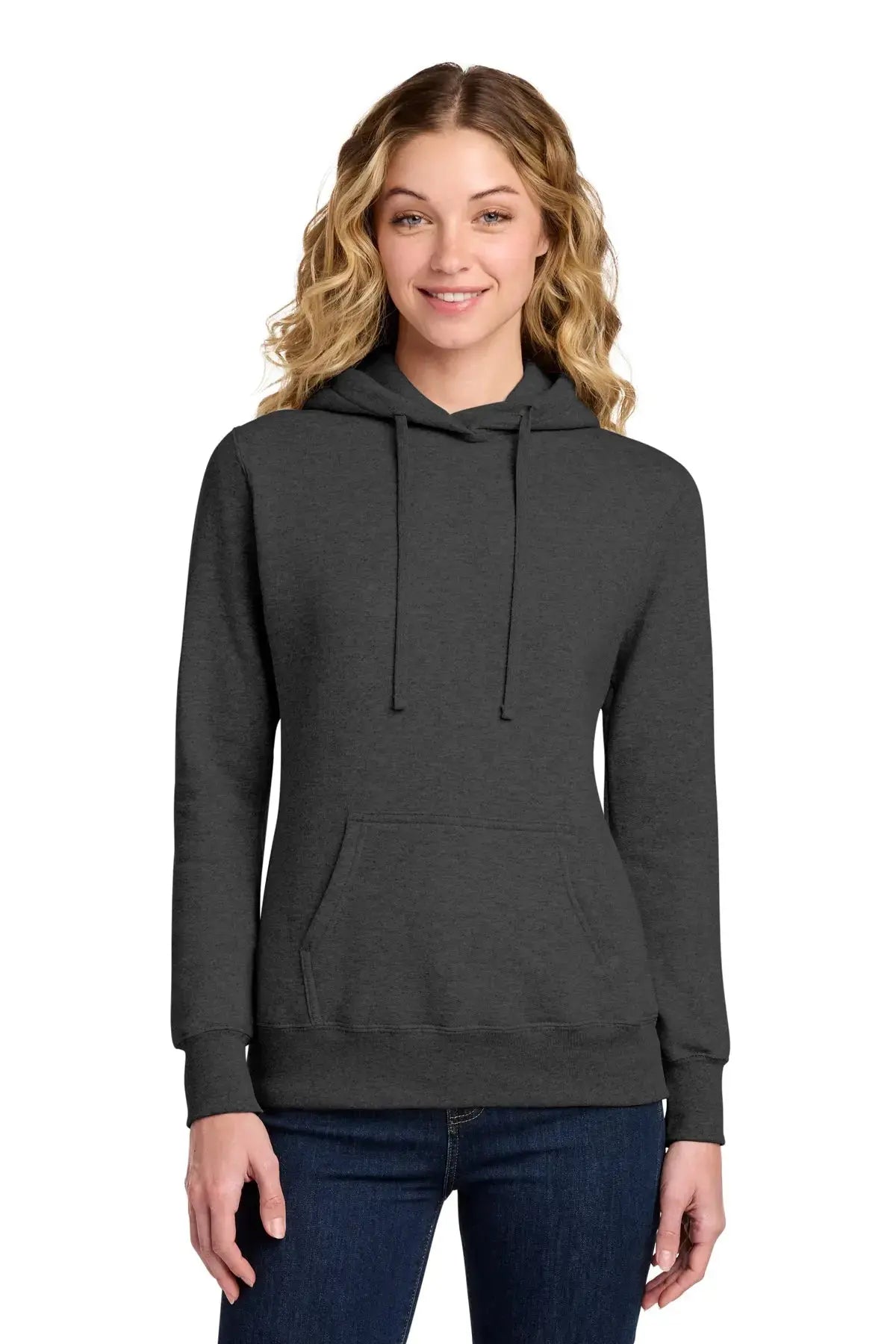 Port & Co™ Women's Core Fleece Pullover Hooded Sweatshirt #LPC78H Game Over Merch