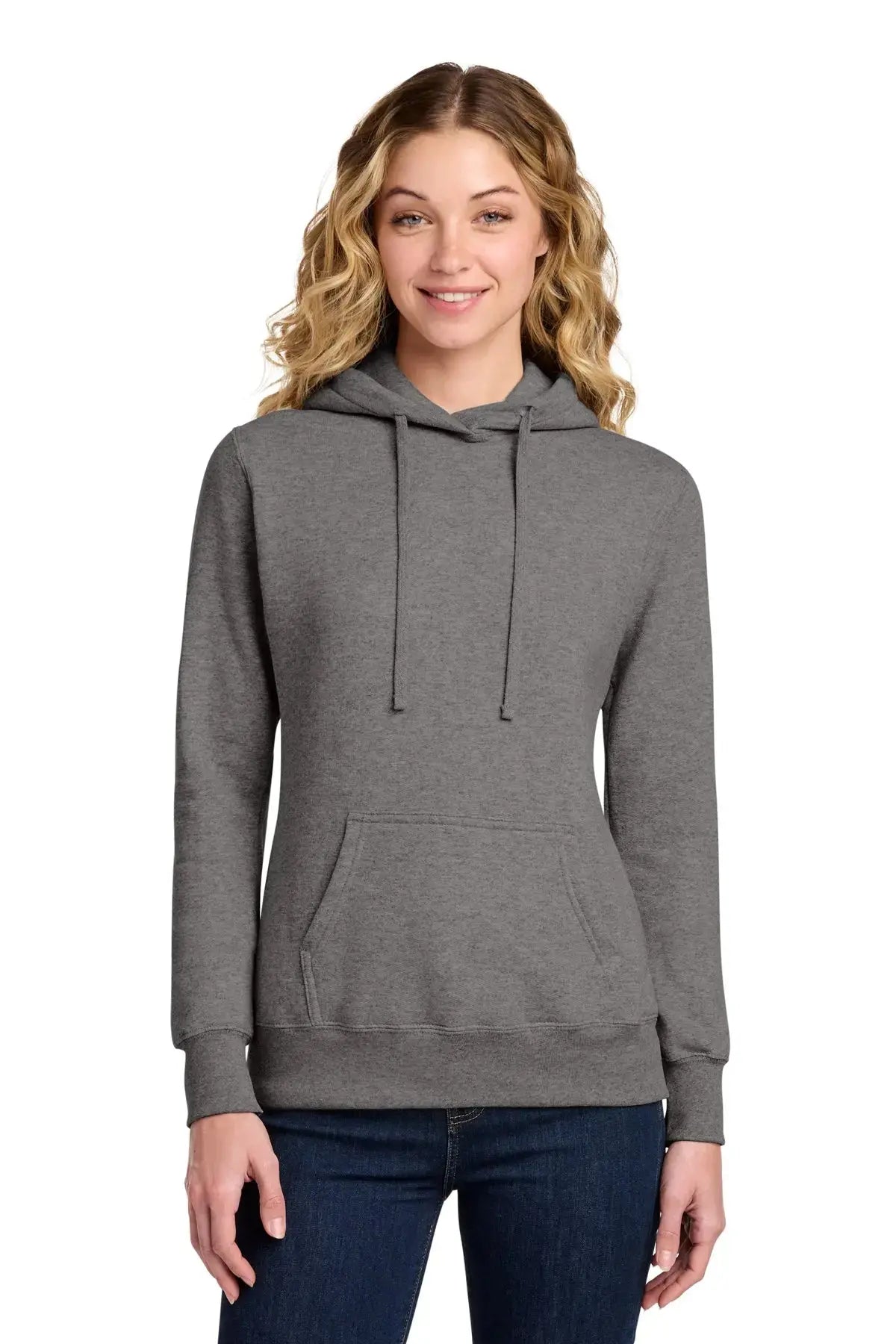 Port & Co™ Women's Core Fleece Pullover Hooded Sweatshirt #LPC78H Game Over Merch