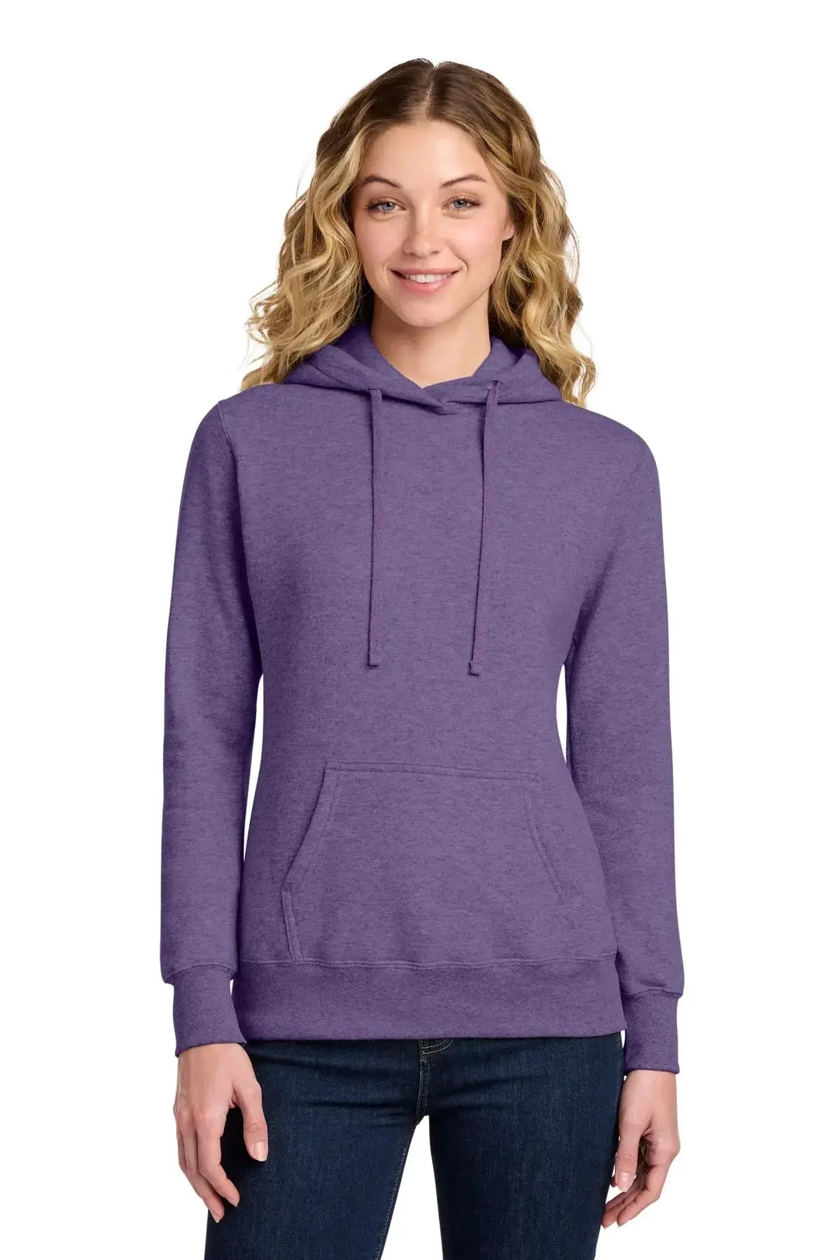 Port & Co™ Women's Core Fleece Pullover Hooded Sweatshirt #LPC78H Game Over Merch
